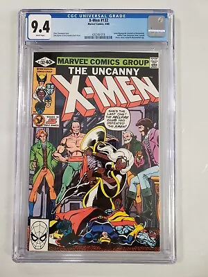 Buy Uncanny X-Men #132 CGC 9.4 1980 4304576021 1st App. Donald Pierce White Pages • 97.30£