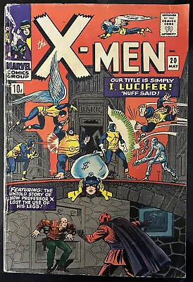 Buy Marvel Comics X-Men #20 1966 3rd Appearance Of Blob Silver Age Uncanny VG+ • 44.99£