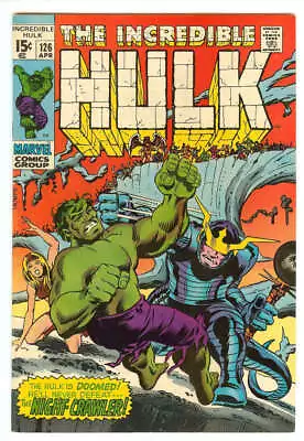 Buy Incredible Hulk #126 6.5 // 1st Appearance Of Dark-crawler Marvel Comics 1970 • 49.17£