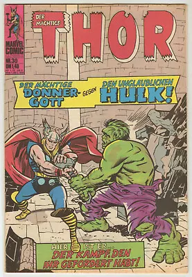 Buy JOURNEY INTO MYSTERY #112 *GERMAN EDITION*Classic Thor Vs Hulk  MARVEL 1976 • 22.93£