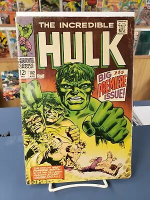 Buy Incredible Hulk # 102. Nice Raw Copy • 157.69£