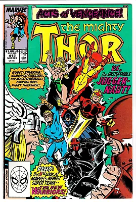Buy Thor #412  Dec 1989 NM- 9.2 Marvel Comics 1st Full New Warriors & Night Thrasher • 30.30£