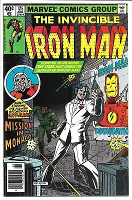 Buy Iron Man #125 Vf 8.0 Mission In Monaco! Ant-man! Bronze Age Marvel! • 15.88£