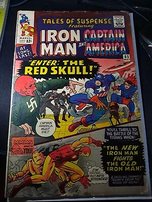 Buy Tales Of Suspense #65 - 1st Silver Age Red Skull! Iron Man Captain America 1964 • 167.10£