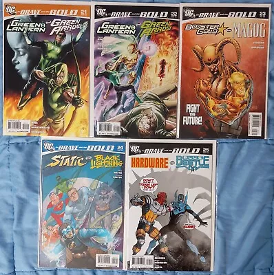 Buy Brave And The Bold (2007) #21,22,23,24,25 NM High Grade Full Run Lot Set • 7.96£