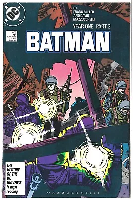 Buy 1987 DC - Batman # 406 Year One Part 3 - Great Condition • 7.89£