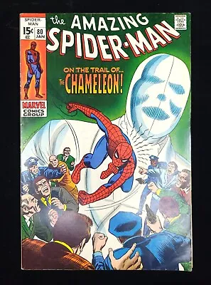 Buy The Amazing Spider-Man #80 - Chameleon -  1970 FN (6.0) • 43.36£
