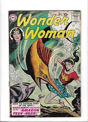 Buy Wonder Woman 107 Fine Plus [1959] DC 10 Cents Issue Nice Clean Copy • 225£