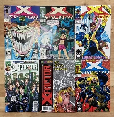 Buy 6 X X-Factor Comics From Marvel Comics 1980s & 1990s • 4.50£