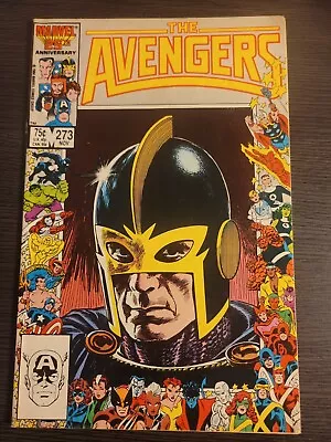 Buy Avengers #273 VF/NM 9.0 Marvel Comic Book 1986 25th Anniversary Border • 9.49£