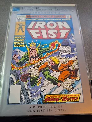 Buy Marvel Comics Marvel Milestone Edition #14 Iron Fist  Sabre-Tooth NM /8-200 • 3.08£