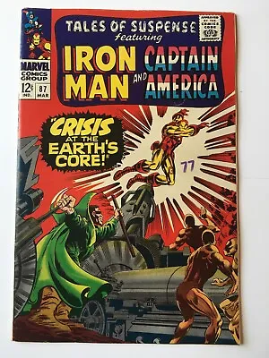 Buy Tales Of Suspense #87 VFN (8.0) MARVEL ( Vol 1 1967) Iron Man, Captain America • 36£