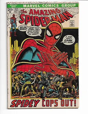Buy Amazing Spider-man 112 - F- 5.5 - Doctor Octopus - Gwen Stacy (1972) • 30.21£
