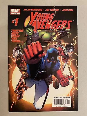 Buy Young Avengers 1, VF/NM 9.0, Marvel 2005, 1st Kate Bishop, 1st Young Avengers • 59.96£