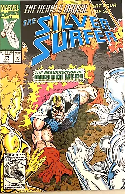 Buy Silver Surfer # 73.  2nd Series.  Oct 1992.  Ron Lim-cover.  Marvel. Nm- 9.2 • 8.99£