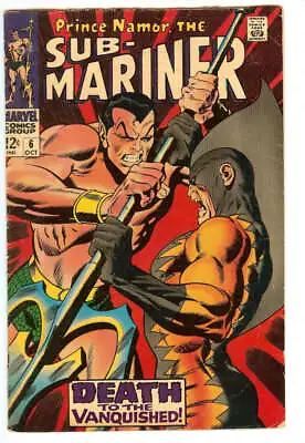 Buy Sub-mariner #6 3.0 // 2nd Tiger Shark Appearance Marvel Comics 1968 • 22.07£