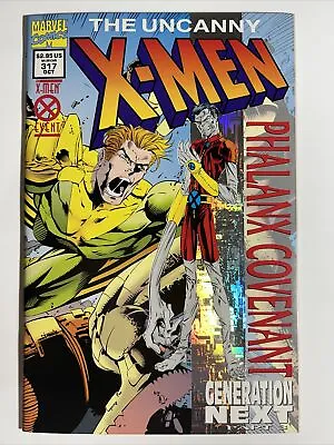 Buy Uncanny X-Men #317 VF/NM (Marvel, 1994) 1st App Of Blink & Skin, Foil Cover • 14.38£