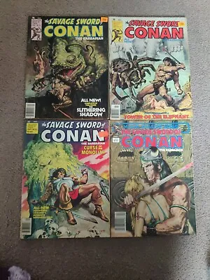 Buy The Savage Sword Of Conan The Barbarian #20, #24, #33 & #97 • 30£