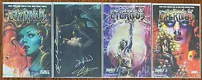 Buy ETERNUS #1 2 3 Lot Cover A NM 9.0+ 1st Print Aaron Bartling Exclusive 3x Signed • 35.85£