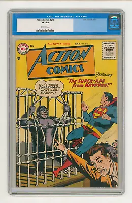 Buy Action Comics #218 CGC 8.0 VFN Fourth Highest Graded - Rare • 495£