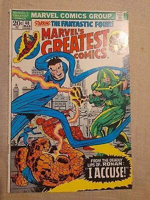Buy Marvel's Greatest Comics: Fantastic Four #48 1974 VGC/FINE 5.0 Reprints FF #65 • 4.99£