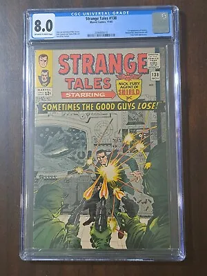 Buy Strange Tales 134 Cgc 8.0 - First Appearance Of Eternity • 171.90£