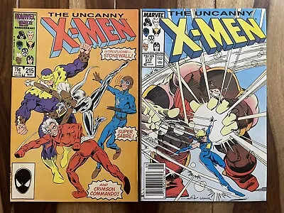 Buy Uncanny X-men #215-#217-two Books-1st Appearance Stonewall-1st Crimson Commando • 7.87£