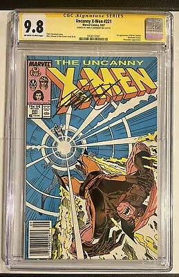 Buy Uncanny X-Men #221 CGC 9.8 Signed Claremont 1st Mister Sinister! Rare Newsstand! • 907.04£