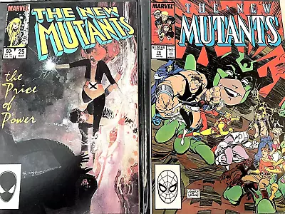 Buy Marvel Comics The New Mutants #25 - 1985 - Plus Bonus Issue #78 • 10£
