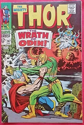 Buy Thor 147 Marvel Silver Age 1967 Origin Of The Inhumans Vfn- • 38.99£
