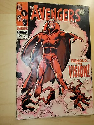 Buy Avenger #57 (1968) VG+ • 140.75£