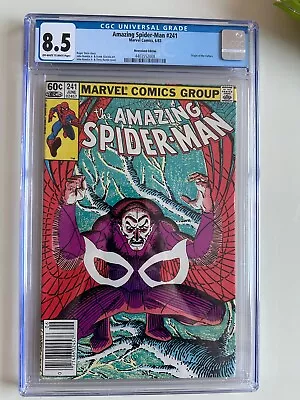 Buy The Amazing Spider-Man #241 8.5 CGC  (Marvel Comics June 1983) • 60.32£