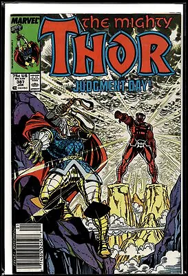 Buy 1988 Mighty Thor #387 Newsstand 1st Exitar Marvel Comic • 3.99£