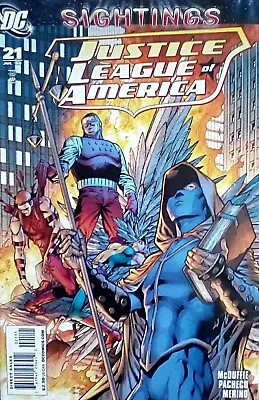 Buy JUSTICE LEAGUE OF AMERICA : SIGHTINGS# 21 July 2008 (Collectible DC Comic Book) • 4.49£