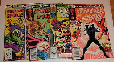 Buy Marvel Team Up #123,124,125,126 Spider-man Hulk Daredevil Tigra  9.0/9.2 1982/83 • 13.30£