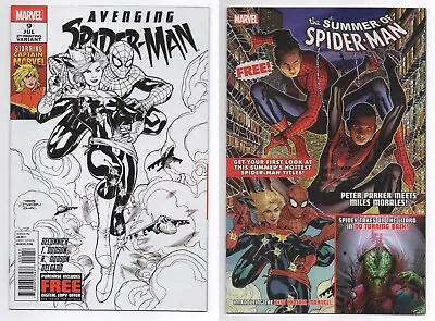 Buy Avenging Spider-Man #9 + Summer Of #1 NM SET 1st App & Preview Danvers Ms Marvel • 55.20£