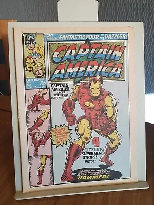 Buy Captain America No. 9 Weekly Marvel Comics UK 1981 High Grade  • 9£