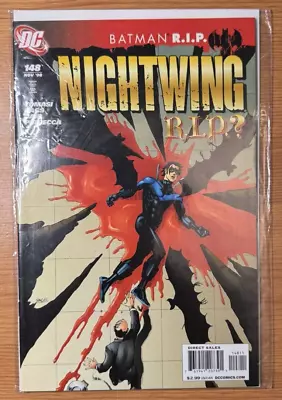 Buy Nightwing #148 November 2008 DC Comics BATMAN RIP • 9£