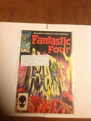 Buy Marvel Comic - Fantastic Four No. 280 - July 1985 - Modern Age - Condition Good • 4£