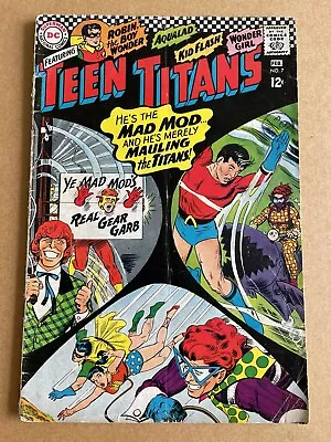 Buy Teen Titans #7. DC Comics Silver Age. February 1967.  Good Condition.  • 4.99£