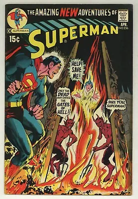 Buy Superman 236 Demons Angels Aliens Batman Green Arrow 1971 DC Comics (j#5289) • 6.35£