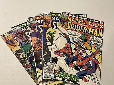 Buy 1981 Marvel Tales Lot 122 - 126 Reprints Amazing Spider-Man 145 146 147 148 149 • 7.11£