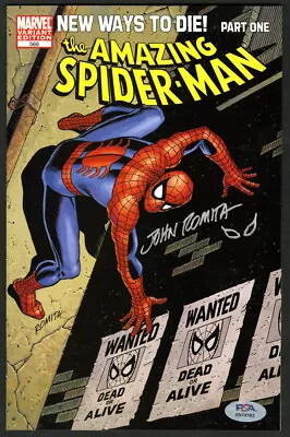 Buy John Romita SR SIGNED Marvel The Amazing Spider-Man #568 PSA/DNA AUTOGRAPHED ART • 241.28£