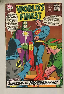 Buy World's Finest: Superman #178 VG The Has-Been Hero DC Comics D1 • 6.39£