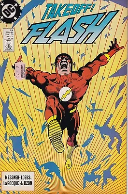 Buy DC Flash, #24, 1989, William Messner-Loebs, Greg LaRocque • 1.50£