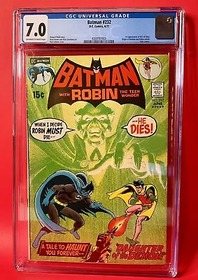 Buy DC Comics- Batman #232 (1971) CGC 7.0   1st Ra’s Al Ghul & Talia Cameo • 513.88£