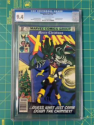 Buy The Uncanny X-Men #143 - Mar 1981 - Vol.1 - Newsstand - Minor Key - CGC 9.4 • 54.69£