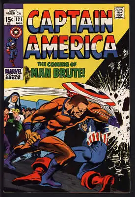 Buy Captain America #121 7.0 // 1st Appearance Of Man Brute Marvel Comics 1970 • 37.93£