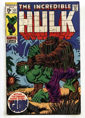 Buy Incredible Hulk #121 1969- Marvel Comics- 1st Glob-comic Book VF- • 66.22£