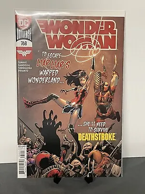 Buy Dc Universe Wonder Woman #768 She'll Need To Survive Death Stroke Comic Book • 10.40£